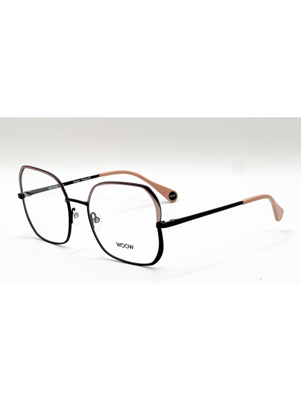 Woow Big Apple 2 Col 9122 Dark Aubergine Violet Square Eyeglass Frames 53-19-140